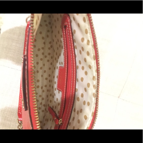 Kate Spade Red Leather Small Hobo Bag - Picture 5 of 5